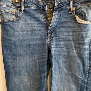 American Eagle Airflex+ Slim Straight Jeans.